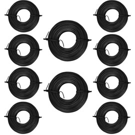 VIRTIONZ Rebar Tie Wire Reel 16 Gauge | Approx. 330 ft Length Roll | Great for Securing Rebar| Black Annealed Industrial Grade Steel (10)