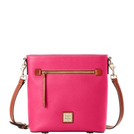 Dooney & Bourke Handbag, Pebble Grain Zip Crossbody - Pink
