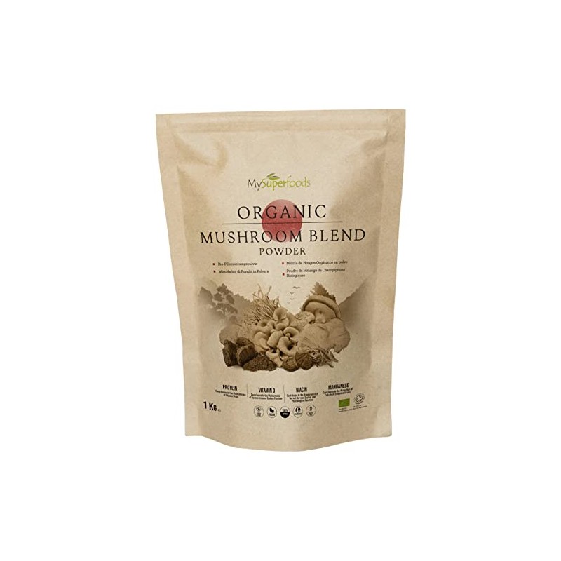 MySuperfoods Organic Mushroom Blend Powder 1kg