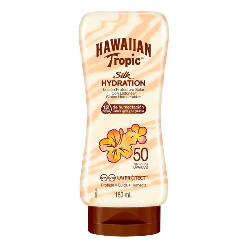 Protector Solar Hawaiian Tropic Silk Hydration FPS 50 Textura Ligera