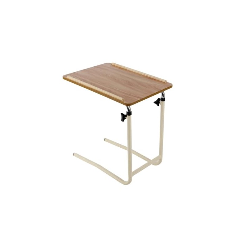 Eazy Overbed Table without Wheels, Adjustable height Bed Table for
