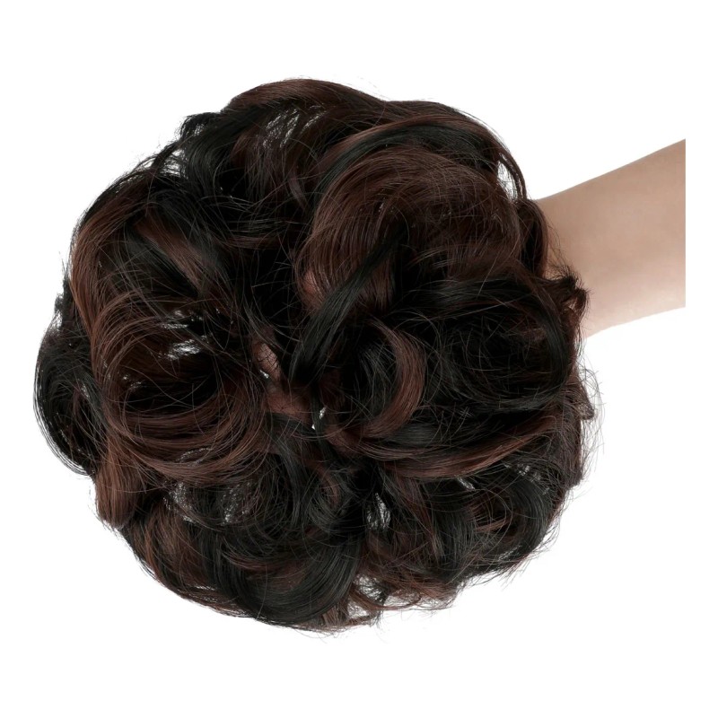 Extensiones De Moño Pelo Desordenado Postizo Moño, 2 Piezas