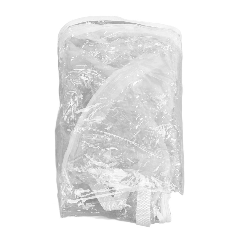 Wreath Storage Bag 60x20cm Thick PVC Reinforced Handle Double Zippers