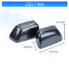 Rldym Exterior Tow Mirror Cover Cap Left and Right HC3Z17D742CA