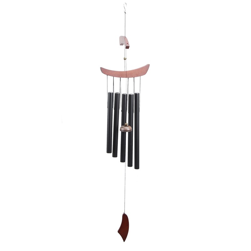 5 Tubes Metal Hanging Wind Chimes for Home Room Outdoor