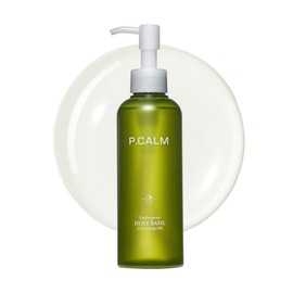 P.CALM P.CALM Underpore Holy Basil Cleansing Oil C Holy Basil & Tea Tree for Deep Pore Cleansing, Blackhead Removal, and Makeup Removal, Korean Skincare (190ml / 6.42 fl.oz)
