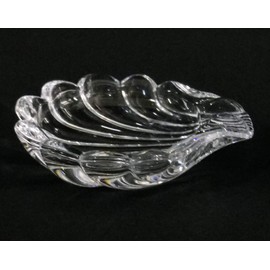 Bohemian Glass Crystal Mini Tray "Shell"