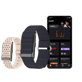 Ovyntremis Outdoor Fitness Smart Watch (Black), with Blood Oxygen, Blood Pressure, Heart Rate and Sleep Monitor, 127 Sports Modes, Compatible with Android/iOS, with Extra Pink Bracelet