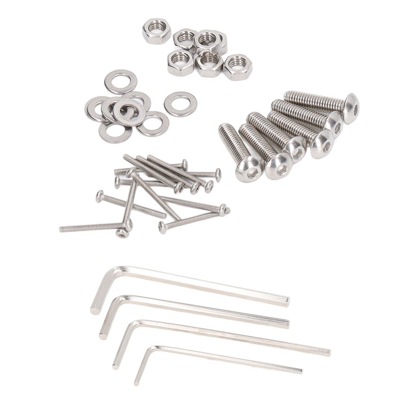 884 Pcs Screw Nut Washer Wrench Kit M2 M3 M4