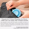 Mercader Digital Paquete De 10 Vaso De Silicón Plegable De