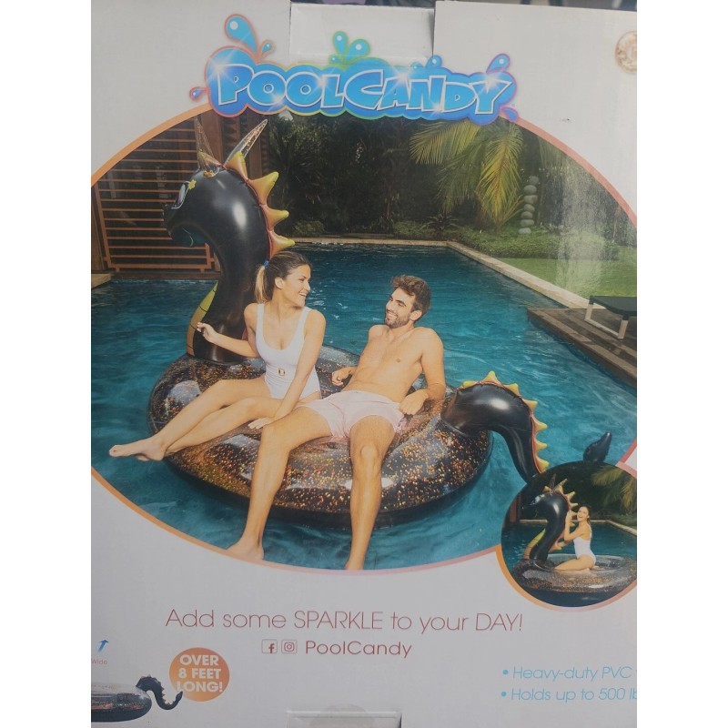 PoolCandy Glitter Dragon Gigantic pool raft