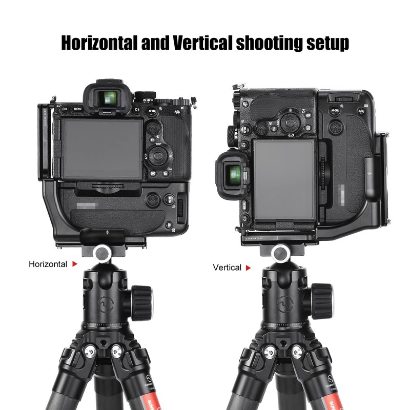 SUNWAYFOTO PSL-a7rvg L Bracket for Sony a7rv/a7riv with Vattery Grip