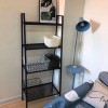HC.LIFE Librero Organizador Minimalista Acero Carbono De 4 Niveles
