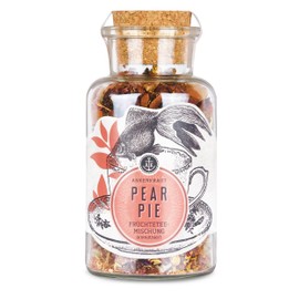 Ankerkraut Pear Pie Fruit Tea Flavoured Loose Infuser Tea with Pear, Pineapple and Mango 150g in Cork Jar