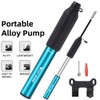 Aluminum Alloy 120PSI Bicycle Tire Pump Portable Bike Inflator Telescopic