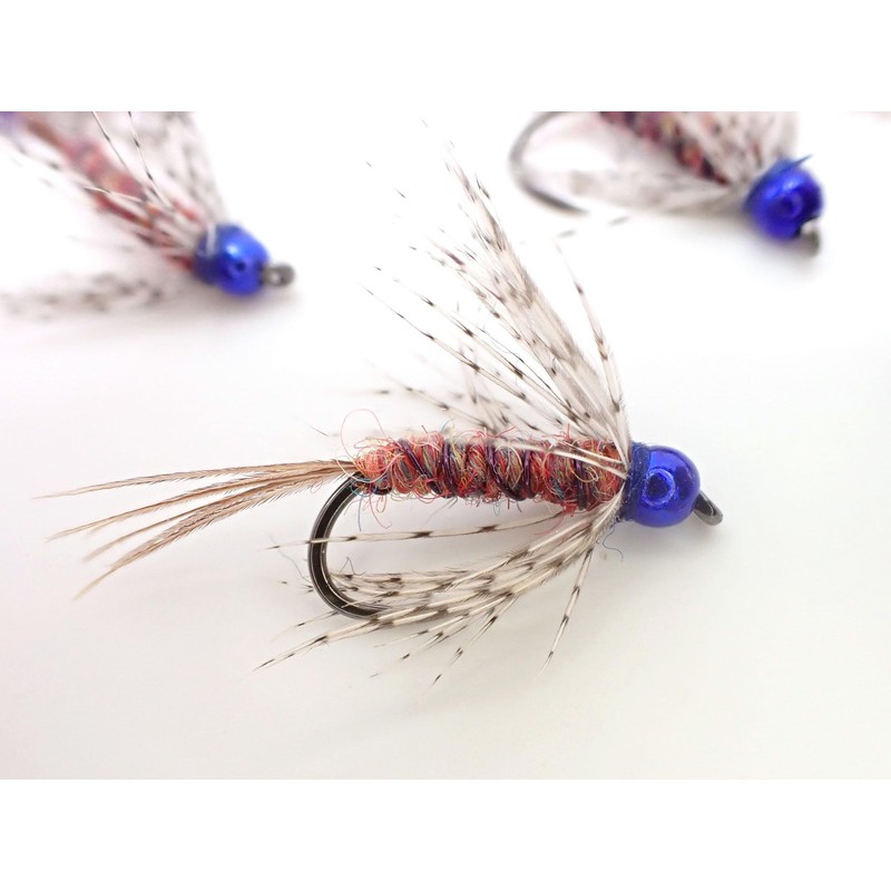 Brent's War Bird Tungsten Bead Head Soft Hackle Flies (12