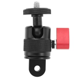 Aupoko 360 Degree Adjustable Adapter for Action Cameras, Aluminum Alloy Camera Mount for X4/X3/X2 Action Cameras