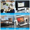 PATIKIL 1pcs White Square Coasters, FR-4 Material, Drink Coaster
