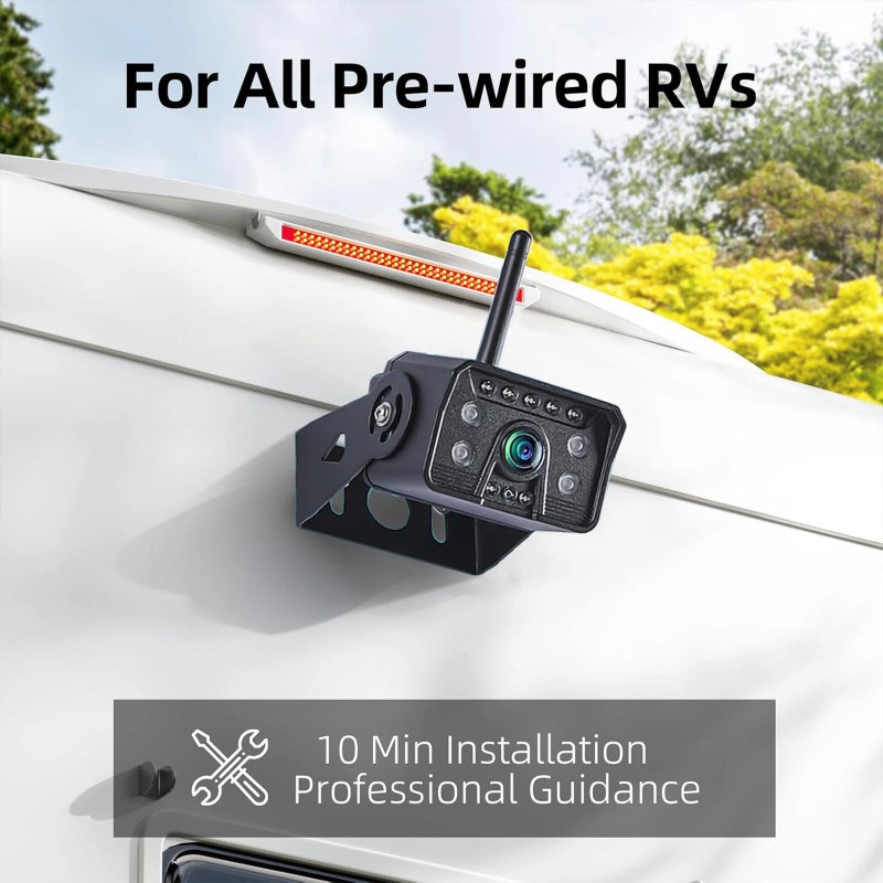 iPoster 7" Reversing Camera Monitor Kit Wireless DVR BSD for