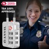 ANVIL TSA Candados para equipaje con alerta de búsqueda: cerraduras