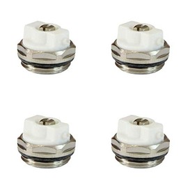 x4 Manual Radiator AIR Vent Bleed Plug Valve 1/2" BSP