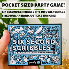 Six Second Scribbles 2: The frantically fast and fantastically fun drawing game with 100+ all new cards | A family friendly party game for children, teens and adults
