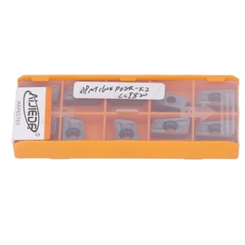 10 Pcs Carbide Turning Inserts Tin Plated CNC Milling Cutter Wear Resistant Fast Cutting Speed Lathe Finishing Tool