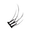 Ollio Whispy Small Glue Free Partial False Eyelashes, 3 Bundles,