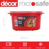 Décor Microsafe Large Round Food Container | Steam Release Vent