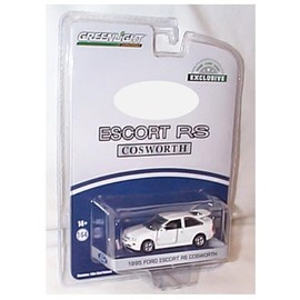 Greenlight Entertainment 1995 F0RD Escort RS Cosworth Diamond White Hobby Exclusive vehicle 1.64 scale limited edition diecast model