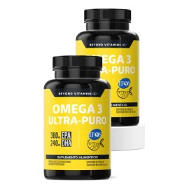 2 X Omega 3 Premium 1000mg - Aceite De Pescado 60 Cápsulas                                                                                            