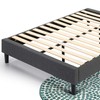 ZINUS Curtis Upholstered Platform Bed Frame, Mattress Foundation, Wood Slat