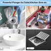Ahad Trader Powerful plunger Heavy-duty sink unblocker Toilet plunger Shower