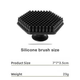 Silikon-Gesichtsschrubber aus Silikon, Körperschrubber, Gesichtspeeling-Bürste, Silikon-Gesichtsbürste für Dusche, leicht zu greifen, für alle Arten von Haut, einfach zu bedienen und zu reinigen