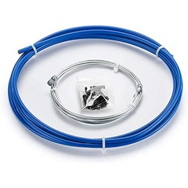 Chooee Universal Bicycle Brake Cable Standard Brake Cable Housing Kit for Mountain Bike or Road Bike Blue