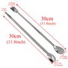 yukata Silver Stainless Steel 30cm Measuring Spoons 20cm Micro Spoon