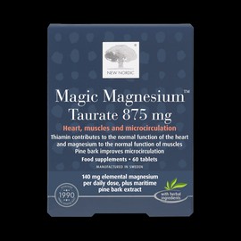 New Nordic Magic Magnesium Taurate 800mg 60 Tablets