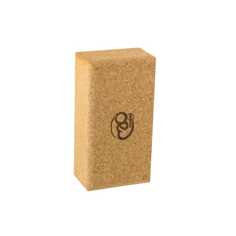 Yoga-Mad Cork Yoga Brick | 23cm x 12cm x 7.5cm