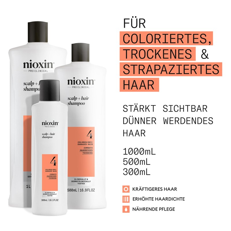Nioxin Scalp + Hair System 4 Shampoo - Deep Cleansing