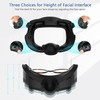 AMVR Quest 3 Compatible Face Cushion, Interface Bracket, Replacement PU