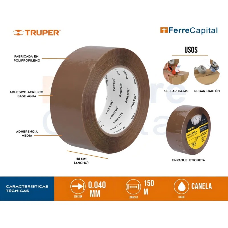 Cinta Canela 150 Mt Pretul 20526
