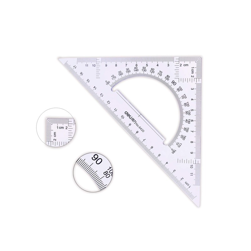 Large Triangle Ruler Square Set,Triangle Protractor,2 pieces