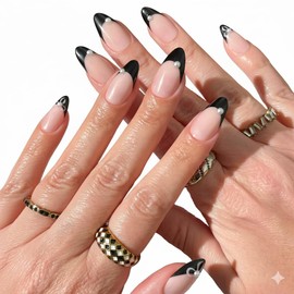 PaintLab Press-On Nails Manicure Kit, Prima Ballerina, 30-Piece Set, Long-Lasting Fake Nails with Glue, File, Prep Pad & Cuticle Stick