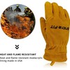Intra-FIT Wildland Firefighting Gloves, NFPA Professional Firefighter Gloves, Cowhide Leather,