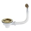 TALEA 114mm Gold Dark Grey Kitchen Sink Strainer Drain Set