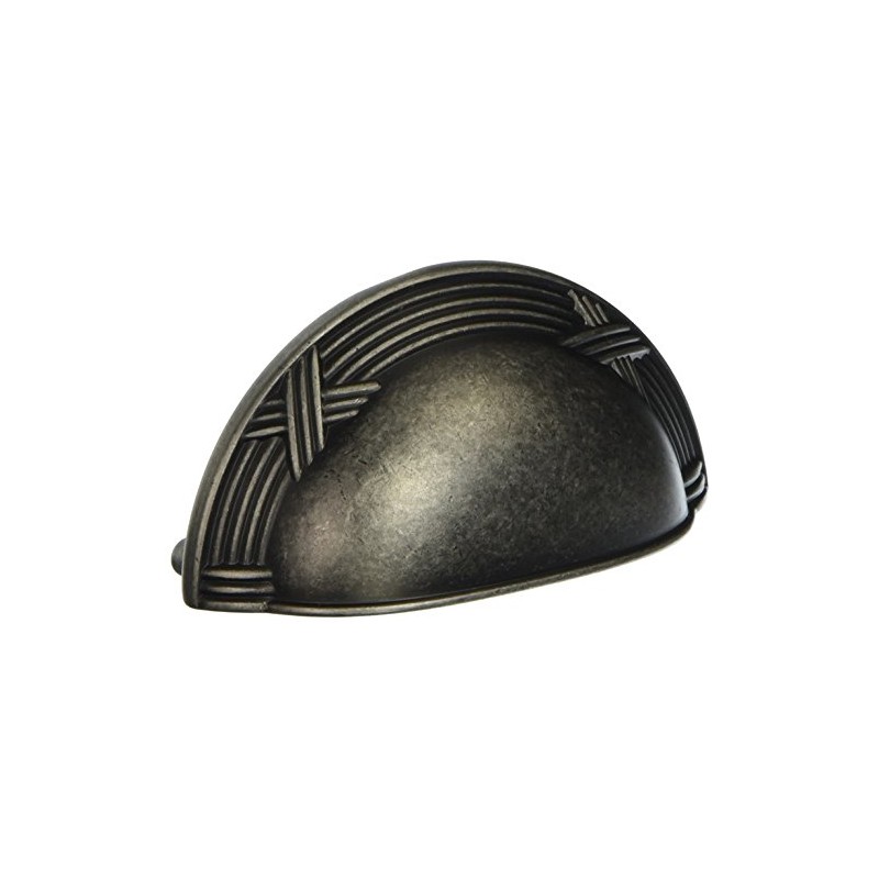 Cosmas 9461WN Weathered Nickel Cabinet Hardware Bin Cup Drawer Handle