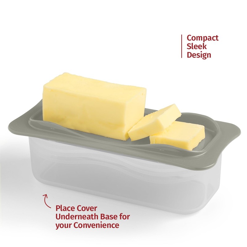 Signoraware Butter Dish with Lid -Butter Keeper Container with Clear