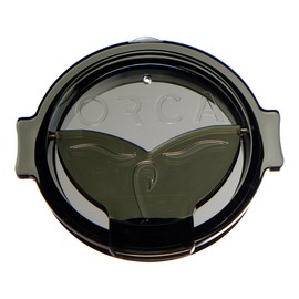 ORCA Whale Tail Flip Flop Chaser Cup Lid, Black