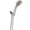 Delta Faucet 6-Spray H2Okinetic Handheld Shower Head with Hose, Brushed