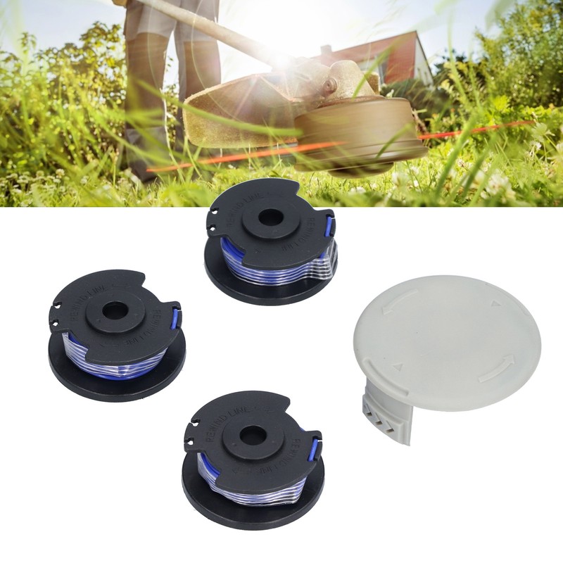 0.065in Trimmer Line Spools Cap Set Replacement Fit for Ryobi